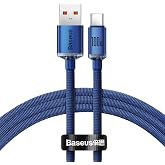 Baseus Crystal Shine 100W Type-C Cable 1.2m.-Blue
