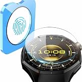 Rongep Huawei Watch GT6 Pro 46mm i&ccedil;in Kolay Uygulama Aparatlı Ekran Koruyucu 9H Sertliğinde &Ccedil;izilmeye Karşı Koruyan Dokunma H