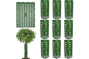 Creperture Pack of 10 Plant Trunk Protectors, Adjustable Cotton Wrap Mesh Tree Trunk Covers for Seedlings and Seedlings, 38 x 25 cm