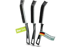 BRAND PROMOTION 3 Stück Hartborsten Eckenreinigungsbürste, Fugenbürste, Spaltreinigungsbürste, Fugenreinigungsbürste, Fugenbürste Bad, Reinigungsbürste für Fliesenböden Küche Badezimmer, super einfach & effektiv