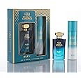 French Essence Luxury Gift Set For Men - Bleu Perfume 60Ml & Deodorant 120Ml | Perfume and Deodorant Combo