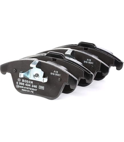 Plaquettes De Frein Arrière Bosch BP1190 - Jeu De 4 - Silencieuses, Sans Cuivre, Longue Durée De Vie - Compatibles Voiture