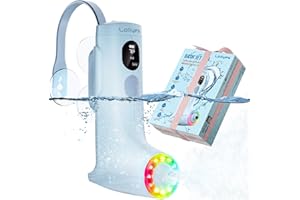 LOLLYES Spa de baño portátil, Chorros de baño para bañera, modo chorro de baño/burbujas, accesorios de bañera portátiles inalámbricos con 3 niveles de velocidad ajustables para relajarse a diario casa (azul)