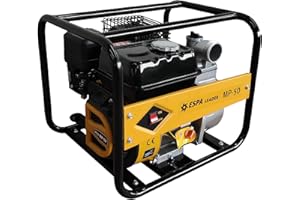 ESPA LEADER Motobomba MP-50, Motor Gasolina 4 Tiempos, Caudal Máx 32.000 l/h, Autonomía 2,2 h, Bomba de Agua para Achique, Vaciados de Emergencia, Inundaciones y Riego Agrícola