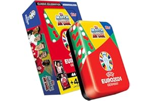 Topps Official Euro 2024 Match Attax - Mega Scatola 3 - Icone internazionali - contiene 44 carte EURO 2024 Match Attax più 4 carte esclusive International Icons Limited Edition!