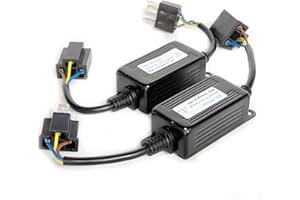 SOCAL-LED LIGHTING SOCAL-LED 2x H4 9003 LED Decoder Upgraded Strong Canbus Error Code Warning Canceller Anti Flicker Relay Adapter