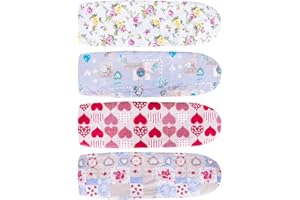 Euronovità EN-01156 Telo Stiro Professionale, Copriasse Universale, Copertura Asse da stiro, in Policotone, Multicolore, 158 x 60 x 2 cm