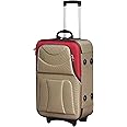 Imported Luggage/Domestic Warranty/Polyester/Classy Look and Feel (Medium, Brown Maroon, 1)