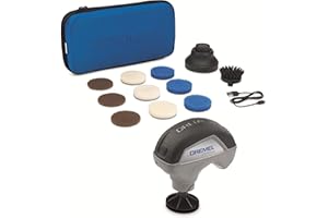Dremel Versa Outil Nettoyant à Haute Vite sans-fil à Récurer et nettoyer avec 9 Disques de Nettoyage multi-usages, 1 Brosse nylon et 1 Capot Anti-Eclaboussures pour nettoyer Plus rapides et Faciles