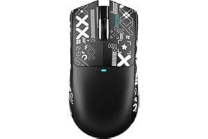 ATTACK SHARK X11 SE Kabellose Gaming-Maus, PixArt PAW3311 Gaming-Sensor, BT/2.4G Wireless/Kabelgebunden, 22000 DPI, 65 Stunden Akku, Büro- und Gaming-Maus für Win/Xbox/PS/Mac (Schwarz + Klebeband)