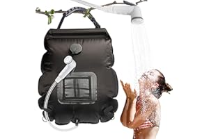 YeahBoom Borsa per Doccia Solare,20 L Borsa da Campeggio Solare,Doccia Sacca Campeggio Portatile con Tubo,soffione Rimovibile, Flessibile,Escursionismo Trekking All'aperto Borsa da Bagno