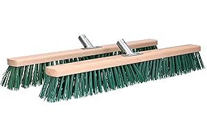 ToolSpace Spazzola stradale e pavimentazione, 60 cm, per uso esterno, spazzatrice da giardino