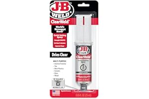 J-B WELD Seringue epoxy ClearWled de JB