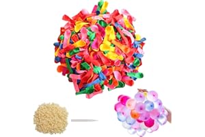 Globos de Agua Coloridos, XiXiRan 100 Piezas Globos de Agua Llenado Rapido,Juguete Globos de Agua, Globos de Agua Niños, Globos de Agua Juegos, Water Bombs Verano Fun Pelea de Agua