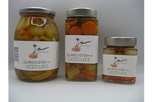 LA GAZZA Giardiniera di Verdure sott’Olio (520 gr)