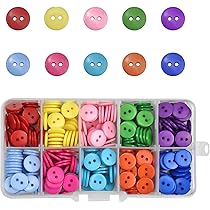 50 bottoni in legno con 2 fori, per cucito, scrapbooking, cucito, fai da te, decorazione fai da te, colore casuale