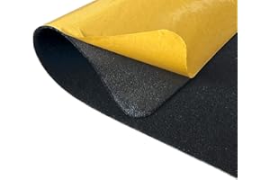 ‎WAMOVO wamovo Innenverkleidung Verkleidung Filz Vlies Schwarz Selbstklebend 1x2m, 2 Quadratmeter, DIY, Campervan