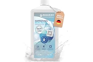 ‎MAXXI CLEAN Maxxi Clean | Reines Isopropanol (99,9%) Reinigungsalkohol | 1x 750 ml Fettlöser & Lösungsmittel | Rubbing Alcohol Isopropylalkohol Alkohol-Reiniger Reinigungsalkohol