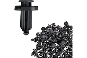 CarBole Rivetti in plastica da 10 mm: 100 clip per assetto auto kit pezzi parafango universale push fermo pin rivetto Trim clip Fastner Set