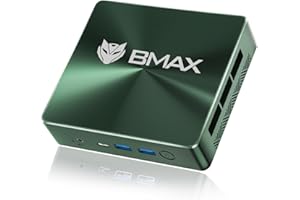 BMAX Mini Pc i7-1060NG7 16GB LPDDR4 1TB NVME SSD NVME_2280 x2 HDMI 2.0 ×2 Type-C (full features) x 1 Drei-Bildschirm-Anzeige Smart Fan+Two Copper Heat Pipes Business Office Multimedia Computer