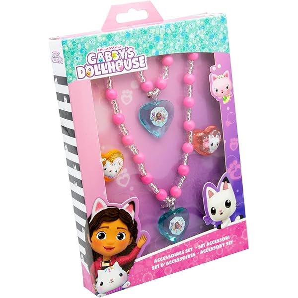 Bandeau Cheveux Gabby's Dollhouse - Design Blanc Avec Oreilles Panty Patites - Produit Officiel Espagne