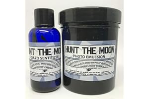 Hunt The Moon Screen Printing Diazo Photo Emulsion Set - Choose Size! 250ml 1000ml (250ml)