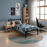 Unimet Titan Tek Kişilik Metal Karyola - Siyah (90X190-90X200) (90x200)