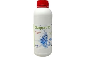 DIASA INDUSTRIAL Algicide Anti Algues Piscine, rattrapage Choc Eau Verte │Anti Eau Verte/Trouble, Traitement Anti-algues 1L et 5L │Produit Stop algues et récupération des eaux Troubles (1L)