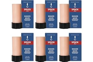 Shaving Soap Stick 50g (Pack of 6), Shaving Stick For men, Normal And Sensitive Skin, Shaving Soap For Men, A Creamy Foam Which Leaves The Skin Refreshed, With Treseida Thank You Card