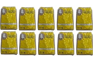HOLYHOME Pellet 100% Abete ecologico per stufa - 10 confezioni da 15kg combustibile sostenibile e ad alte prestazioni per riscaldamento domestico | Certificato EnPlus-A1 (150 kg)