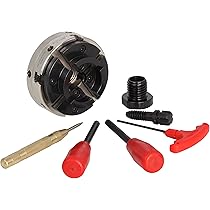 Mandrino A 4 Griffe Per Tornio - Filettatura M12, In Lega Di Zinco Per Tornio Metallo - Foto 4