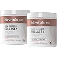 HealthKart Hk Vitals Skin Radiance Collagen Powder,Marine Collagen (Orange&Watermelon,200 G),Collagen Supplements For Women&Men With Biotin,Vitamin C&E,For Healthy Skin,Hair&Nails (Combo Pack)