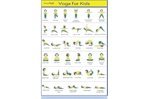 SPORTAXIS Kinder-Yoga-Poster – einzigartiges und einfaches Poster, um Yoga für Kinder zu trainieren