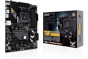 ASUS TUF Gaming B550-PRO Scheda Madre Gaming ATX, AMD B550, Socket AM4, DDR4, PCI 4.0, LAN Realtek 2.5Gb, 2xM.2, 6xSATA 6GB/s, USB 3.2 Gen 2, Aura Sync RGB, Nero