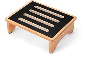 ‎STRONGTEK StrongTek 5" hoher Holz-Betttritthocker für Erwachsene, stabile Bett- und Duschtreppe, 200 kg Tragkraft, vielseitige Mobilitätshilfe für Senioren, Verwendung in der Küche, tragbares Design