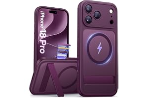 SIXBOX Skal till iPhone 18 Pro, Kompatibel med MagSafe, Bourgogne