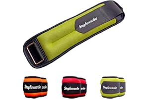 Stepfowarder Ankle/Wrist Weights a Pair Available in 0.3kg, 0.5kg, 1.0kg, Comfort and Security Perfect for Kids Women & Men, Walking, Dance, Aerobics, Cardio Exercises