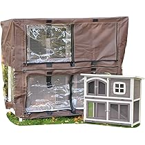 nanook Housse de protection pour clapier série Bommel 123 x 51 x 91 cm