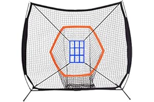 angxiong Filet d'Baseball - Baseball Softball Frapper Lancer Filet | Aides à la Formation sur l'équipement d'écran Protection