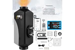 YIDON Standheizung Diesel, 12V 24V Dieselheizung mit Schalldämpfer, 8KW Standheizung Auto mit Bluetooth APP, LCD Display, Hält Temperatur, 10L Öltank Geeignet für Autos, Wohnmobile, Busse, LKW, Camper