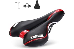ENJOHOS Bike Saddle,Mountain Bike Saddle Waterproof,Bike Seat, Bicycle Cushion Suitable for MTB Mountain Bike,Folding Bike,Road Bike