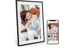Funcare Digital Photo Frame 10.1 Inch, 1280 * 800 HD IPS Touch Screen Wifi Digital Picture Frame, 32GB Electronic Photo Frame, Auto-Rotate, Easy to Share Photos and Videos via APP