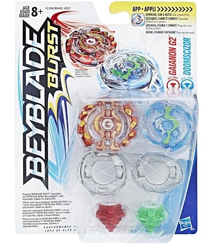 Beyblade Burst Evolution Lot De Deux Toupies Jormuntor J2 & Fengriff F2 - Prêt Pour Le Combat