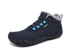 SAGUARO Barefoot Bottes de Hiver Chaudes Chaussure Minimaliste pour Homme Femme,Gr.36-48
