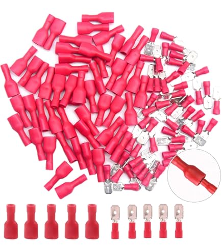 Accessori Elettrici 100 Connettori Elettrici In Rame Stagnato - Per Cavi 14-16 AWG Connettori Senza Saldatura - Foto 7