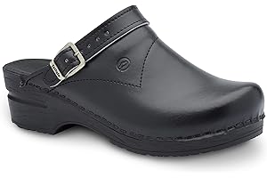 Toffeln FlexiKlog Clogs with Adjustable Heel Strap | Slip Resistant Grip, Correct Posture, Supportive, Comfortable | Shock Absorbing Anti-Static Materials, Perfect for Nurses and Doctors