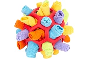 GALER Snuffle Ball for Dogs, Interactive Dog Enrichment Toy Snuffle Mat for Dogs, Sniffle Interactive Treat Game Dog Toys for Boredom, Treat Dispenser Dog Toy Feeding Mat for Small Medium Dogs Pets (A)