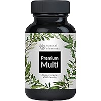Multivitamin - Umfangreicher Komplex mit Bioaktiv-Formen und Premium-Rohstoffen - Hochdosiert - 180 Kapseln