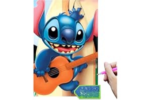QDUODUO Diamond Painting für Kinder ab 6 Jahre und Erwachsene Anfänger, 30x40cm Groß 5D Diamant Painting Bilder, Cartoon Diamantmalerei DIY Mosaikherstellung Basteln Kit für Jungen Mädchen Geschenke