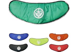 Warrior Gears Motorcycle Helmet Visor Bag for Men, Motorbike Helmet Visors Protection Bag with Waist Belt, Padded Women's Visors Bag, Scratch Resistant Visor Protective Bag - Green